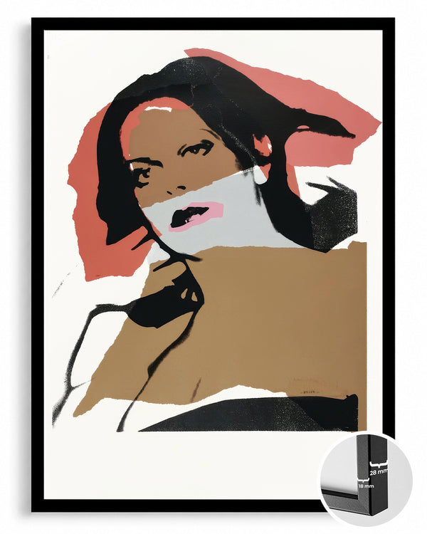 Pop Portrait1 Poster Tablosu