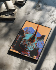 Pop Rhino Poster Tablosu