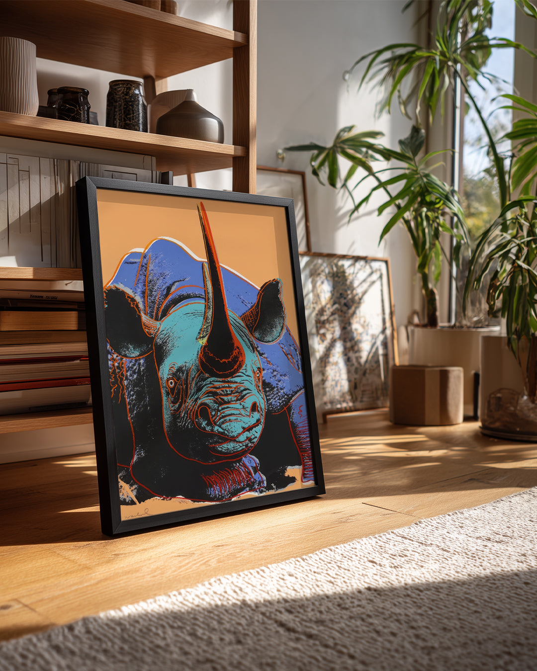 Pop Rhino Poster Tablosu