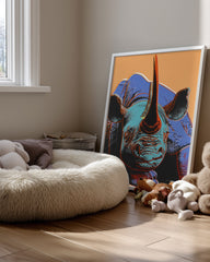 Pop Rhino Poster Tablosu