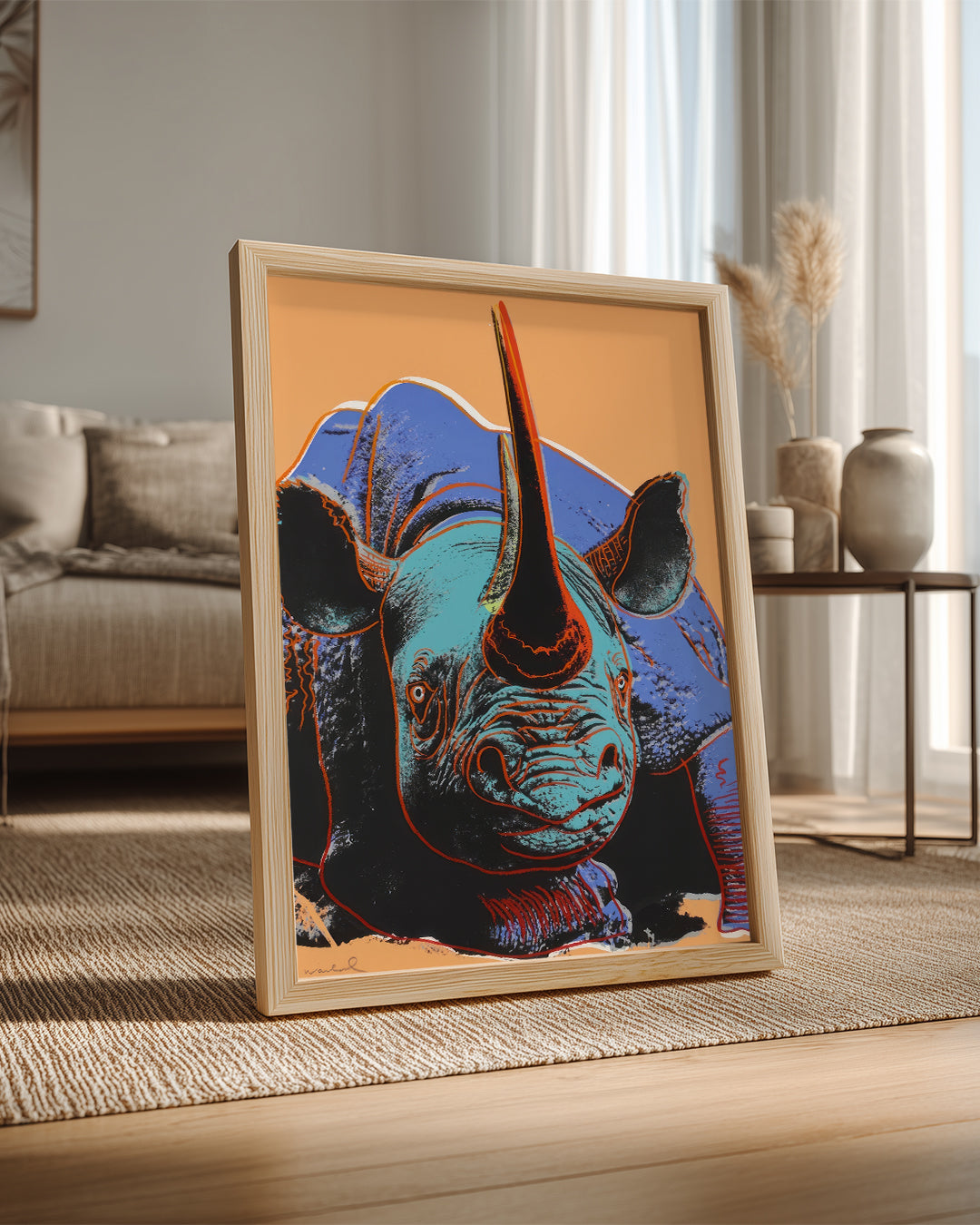 Pop Rhino Poster Tablosu