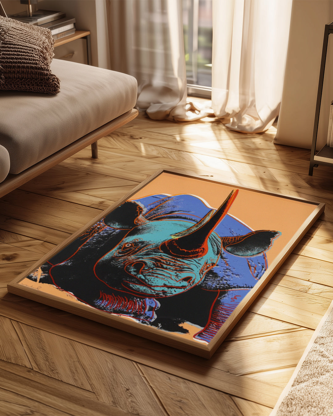 Pop Rhino Poster Tablosu