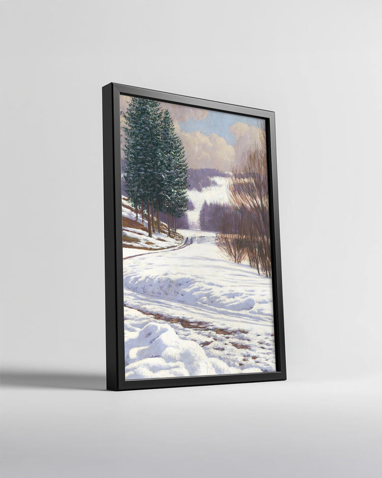 Popcorn Garland Tree Poster Tablosu