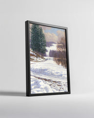 Popcorn Garland Tree Poster Tablosu