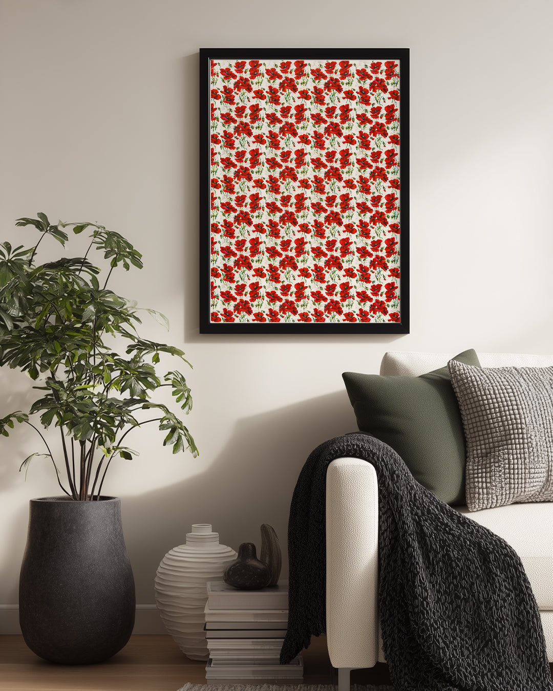 Poppy Field Poster Tablosu