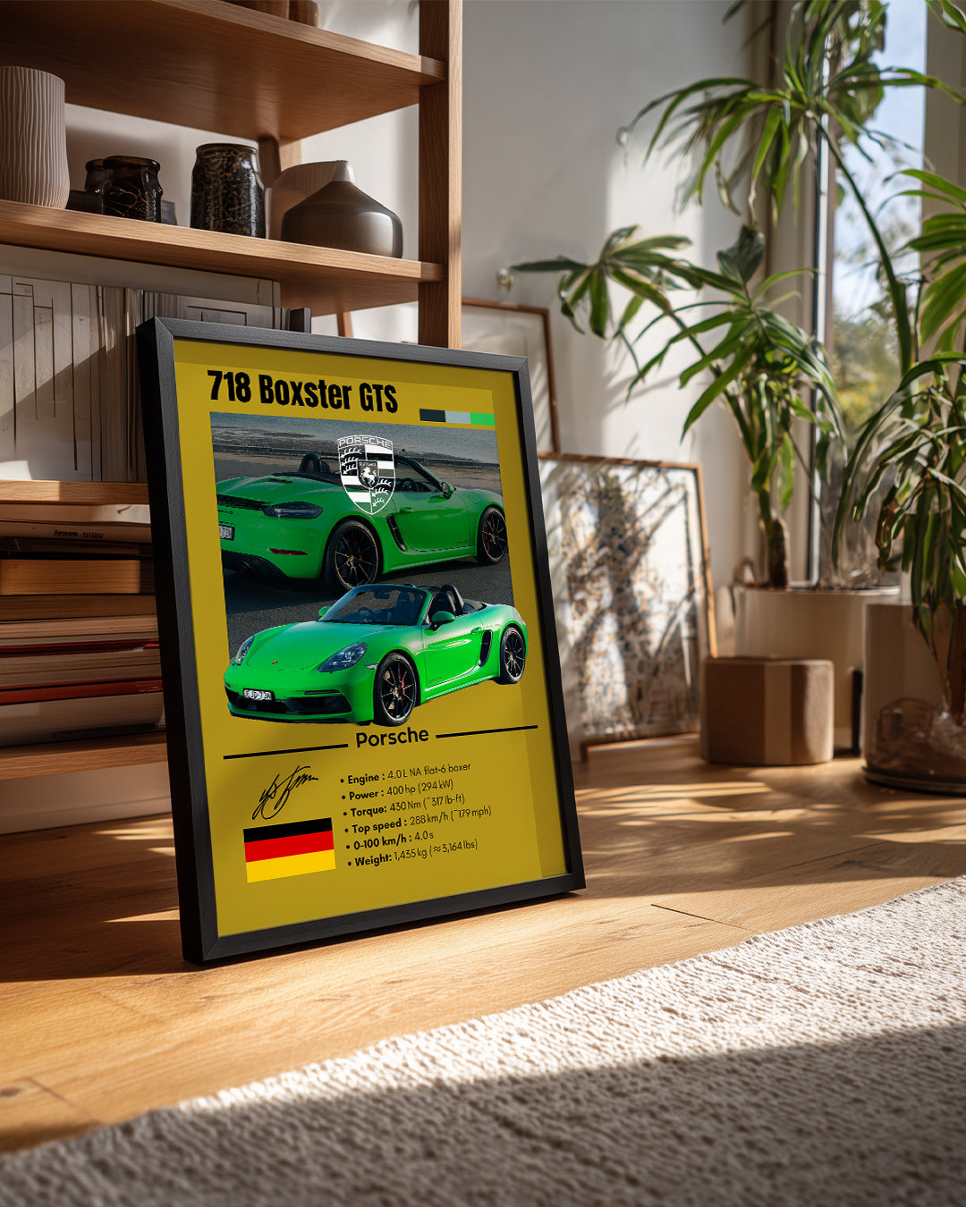 Porsche 718 Boxster Gts Poster Tablosu