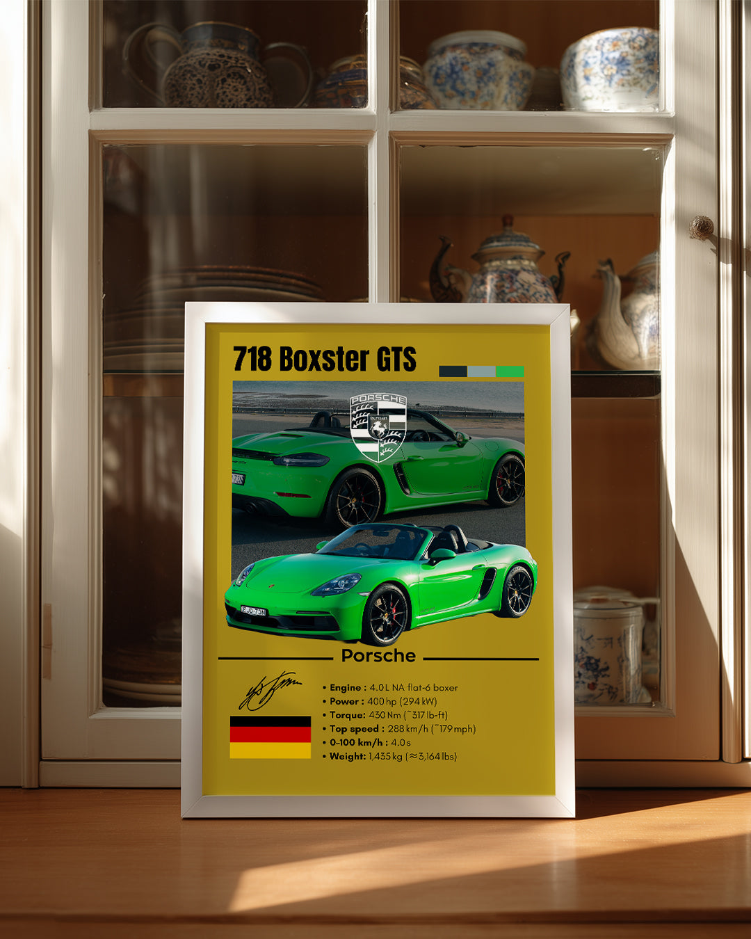 Porsche 718 Boxster Gts Poster Tablosu