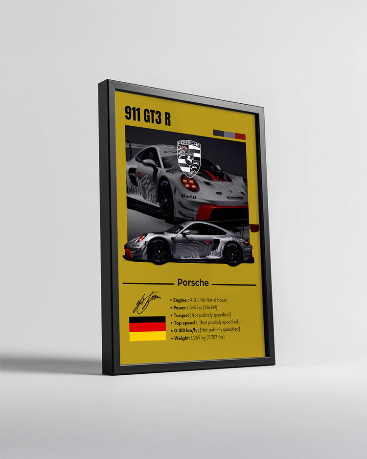 Porsche 911 GT3 R Poster Tablosu