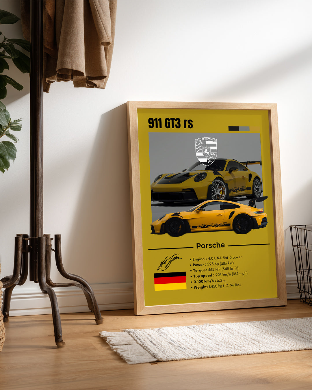 Porsche 911 Gt3rs Poster Tablosu