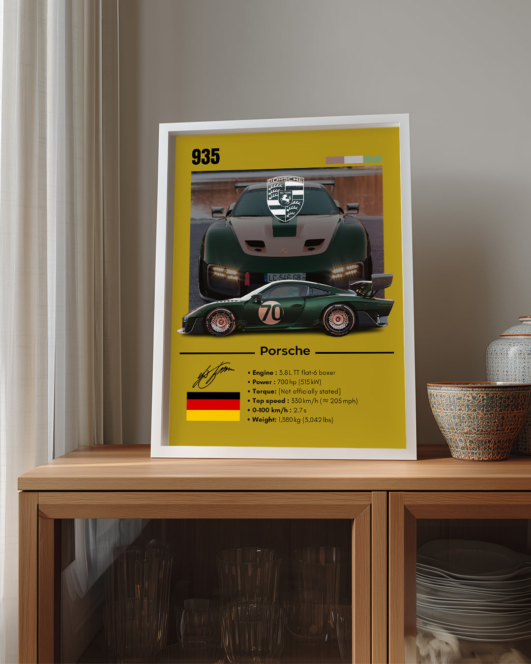 Porsche 935 Poster Tablosu