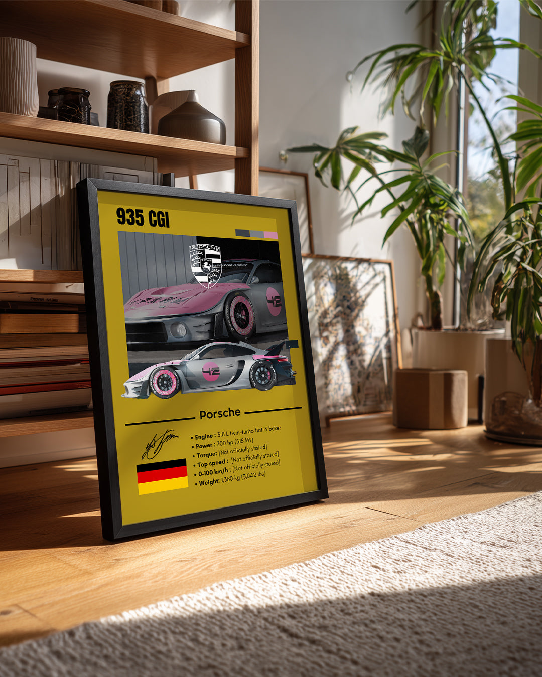Porsche 935 Cgi Poster Tablosu