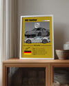 Porsche 992 Gunther Poster Tablosu