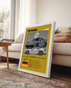 Porsche 992 Gunther Poster Tablosu