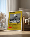 Porsche 992 Gunther Poster Tablosu