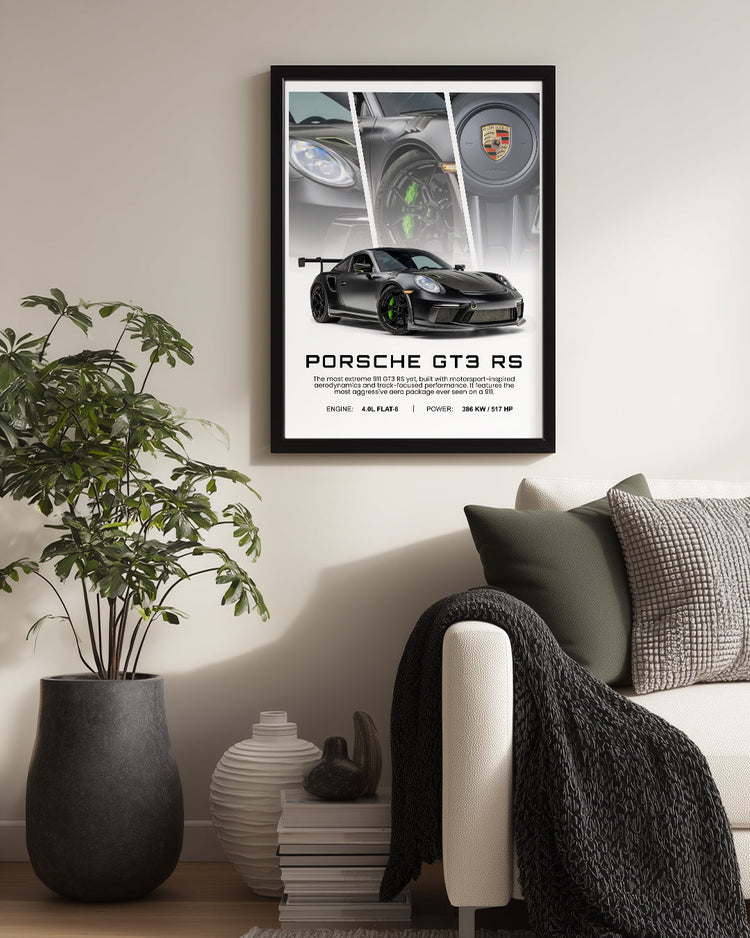 Porsche GT3 RS Poster Tablosu