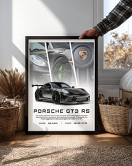 Porsche GT3 RS Poster Tablosu