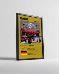 Porsche Mission R Poster Tablosu
