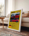 Porsche Taycan Gts Poster Tablosu