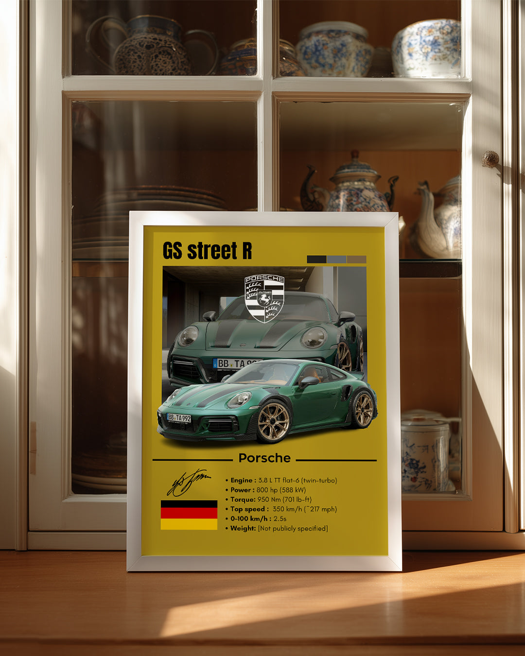 Porsche  Gt street R Poster Tablosu