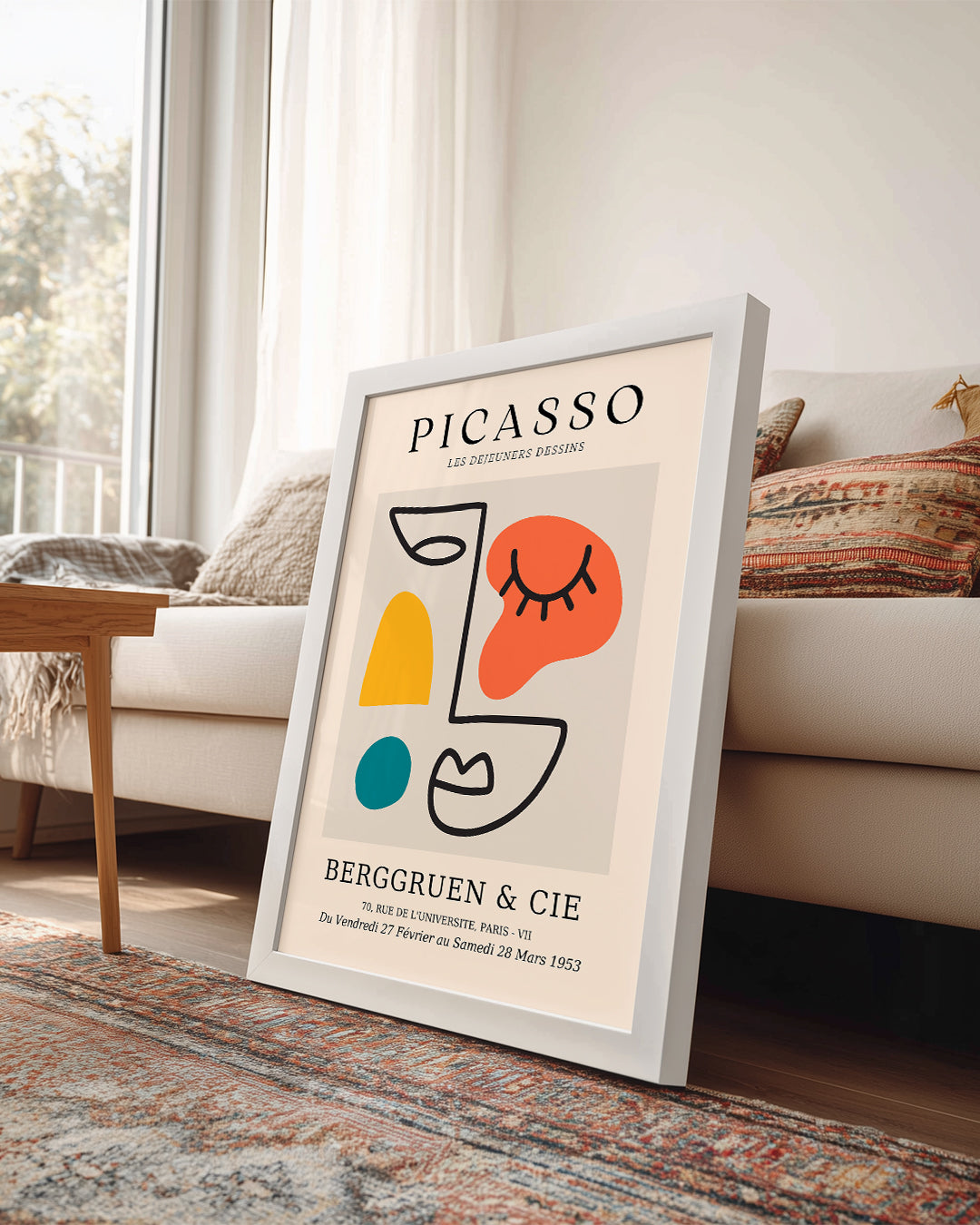 Portre - Pablo Picasso - 1953 Poster Tablosu