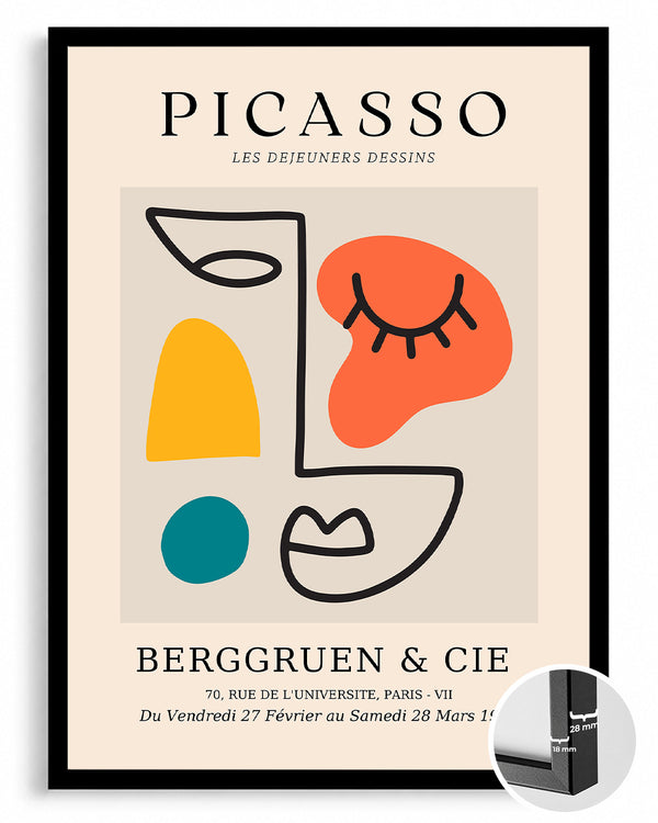 Portre - Pablo Picasso - 1953 Poster Tablosu