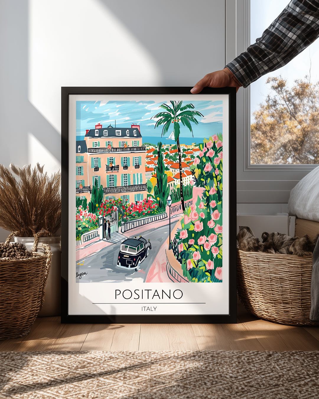 Positano İtalya Poster Tablosu