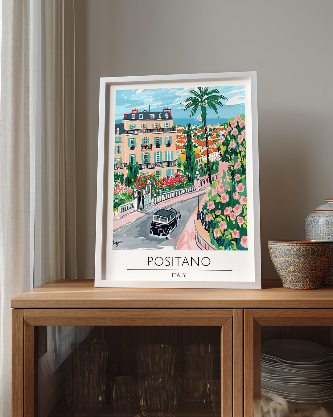 Positano İtalya Poster Tablosu