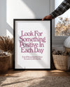 Positive Day Poster Tablosu