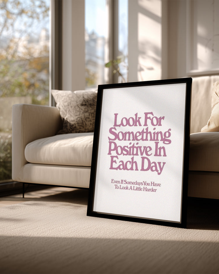 Positive Day Poster Tablosu