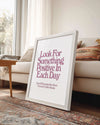 Positive Day Poster Tablosu