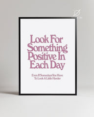Positive Day Poster Tablosu