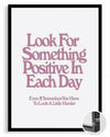 Positive Day Poster Tablosu