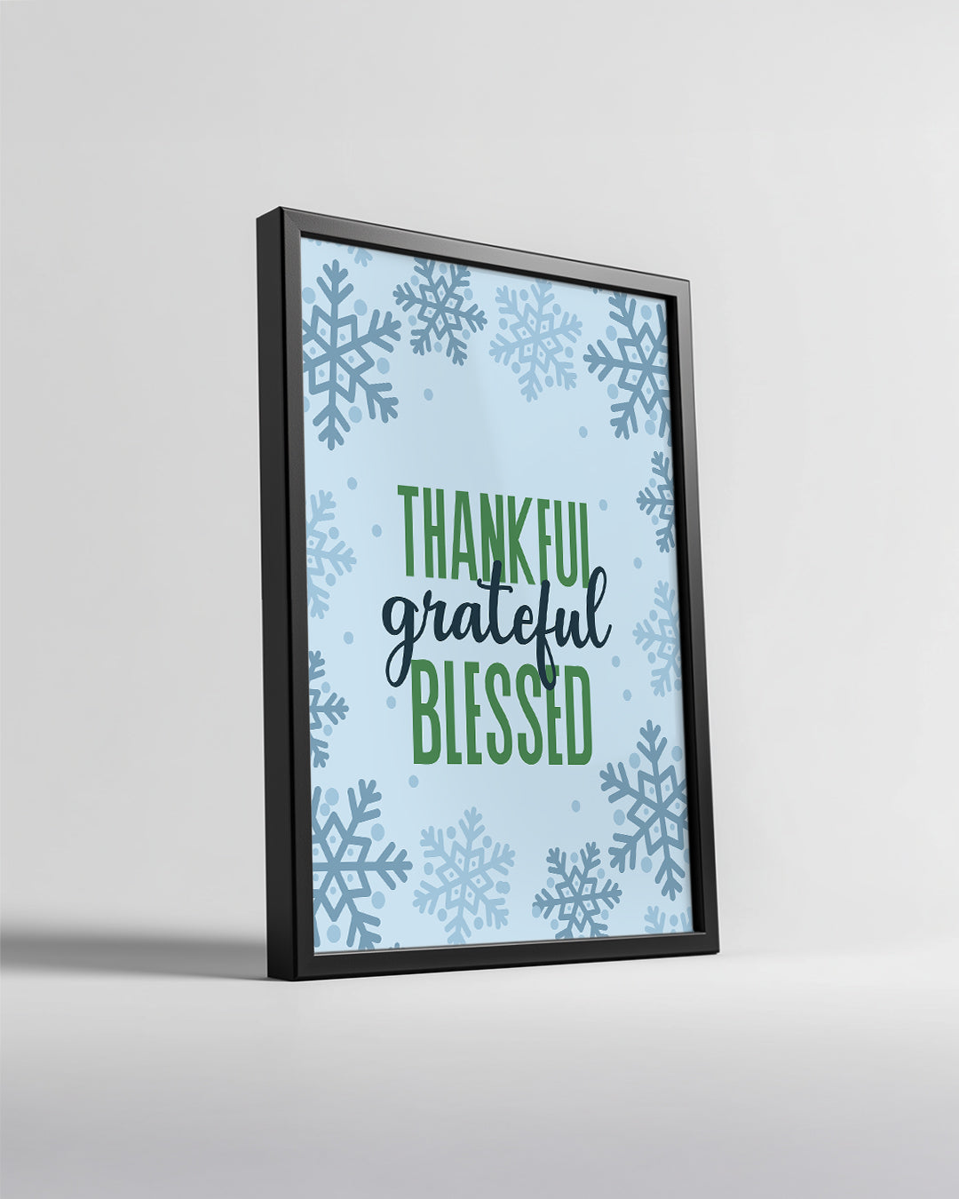 Prancing Reindeer Scene Poster Tablosu