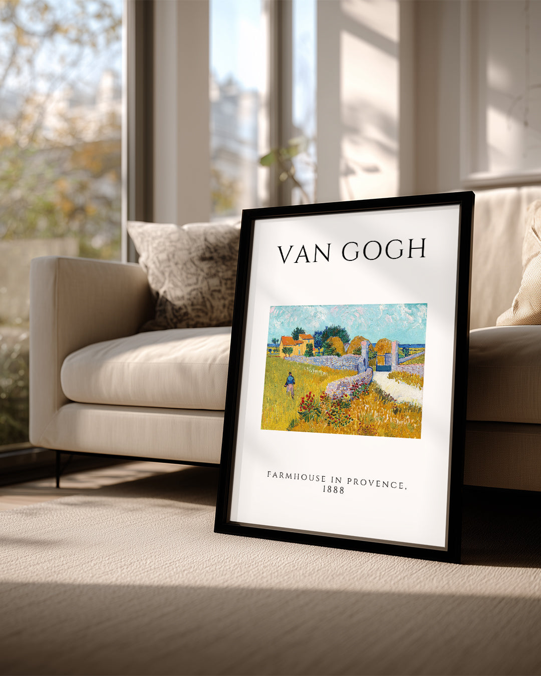 Provencedaki Çiftlik Evi - Vincent van Gogh - 1888 Poster Tablosu
