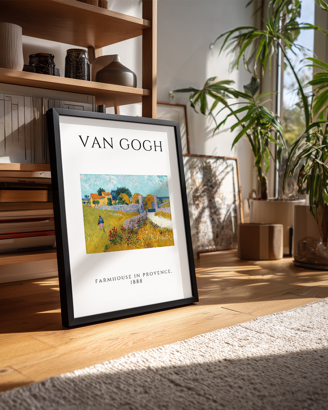 Provencedaki Çiftlik Evi - Vincent van Gogh - 1888 Poster Tablosu