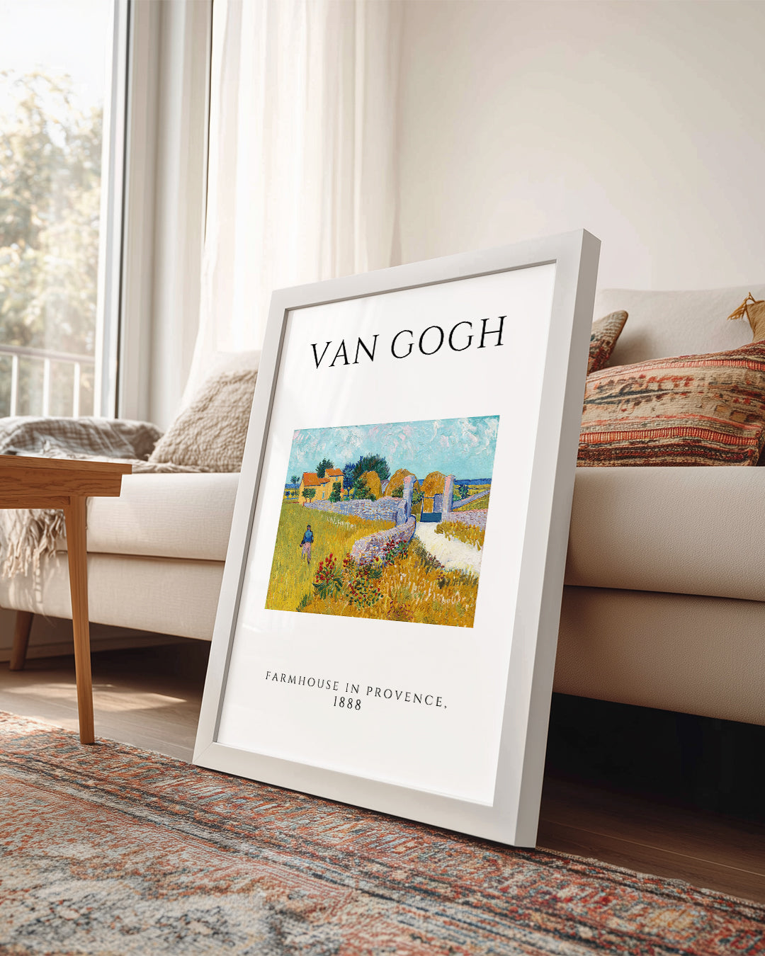 Provencedaki Çiftlik Evi - Vincent van Gogh - 1888 Poster Tablosu