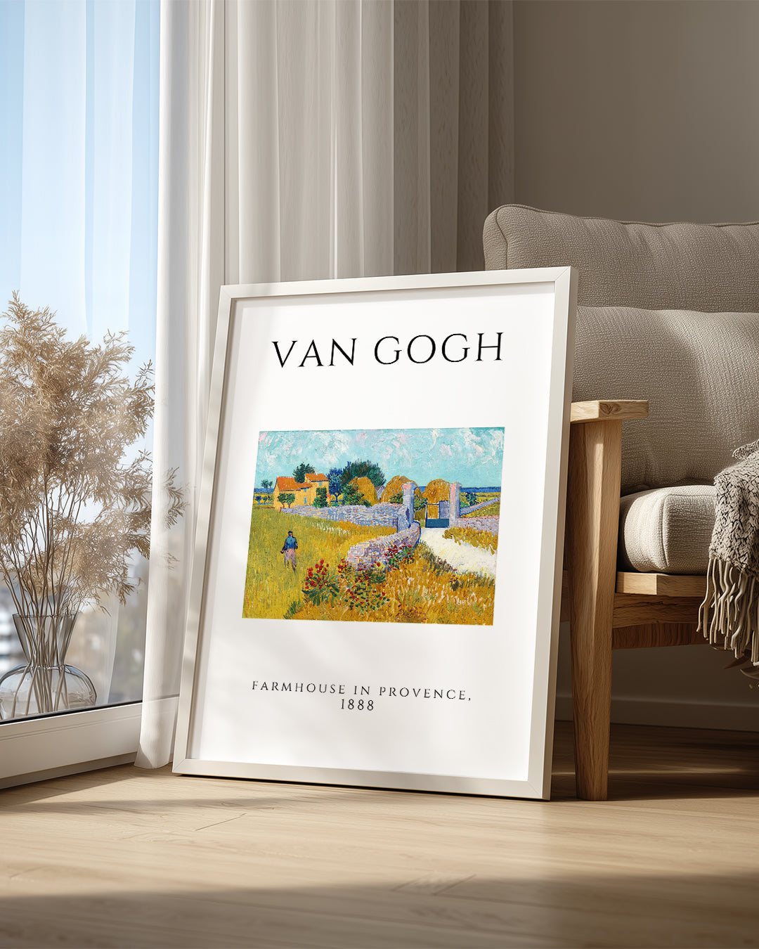 Provencedaki Çiftlik Evi - Vincent van Gogh - 1888 Poster Tablosu