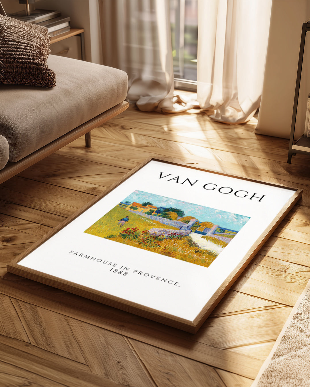 Provencedaki Çiftlik Evi - Vincent van Gogh - 1888 Poster Tablosu
