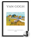 Provencedaki Çiftlik Evi - Vincent van Gogh - 1888 Poster Tablosu