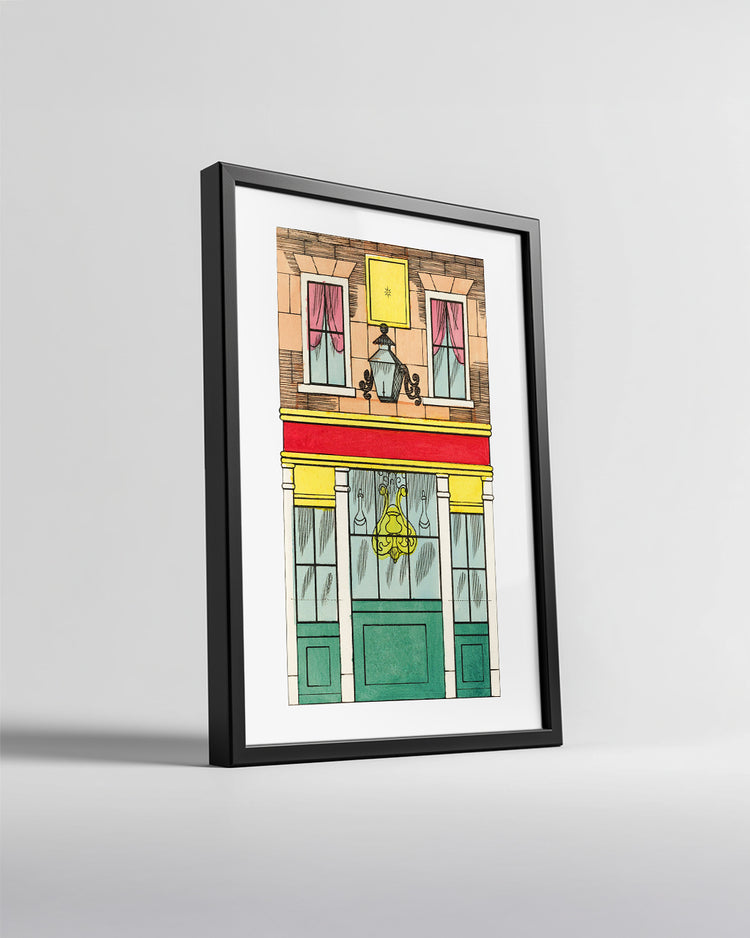 Pub Front Poster Tablosu