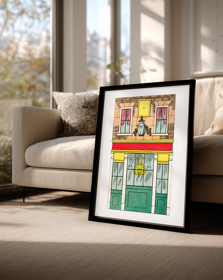 Pub Front Poster Tablosu