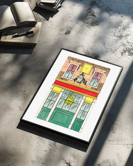 Pub Front Poster Tablosu