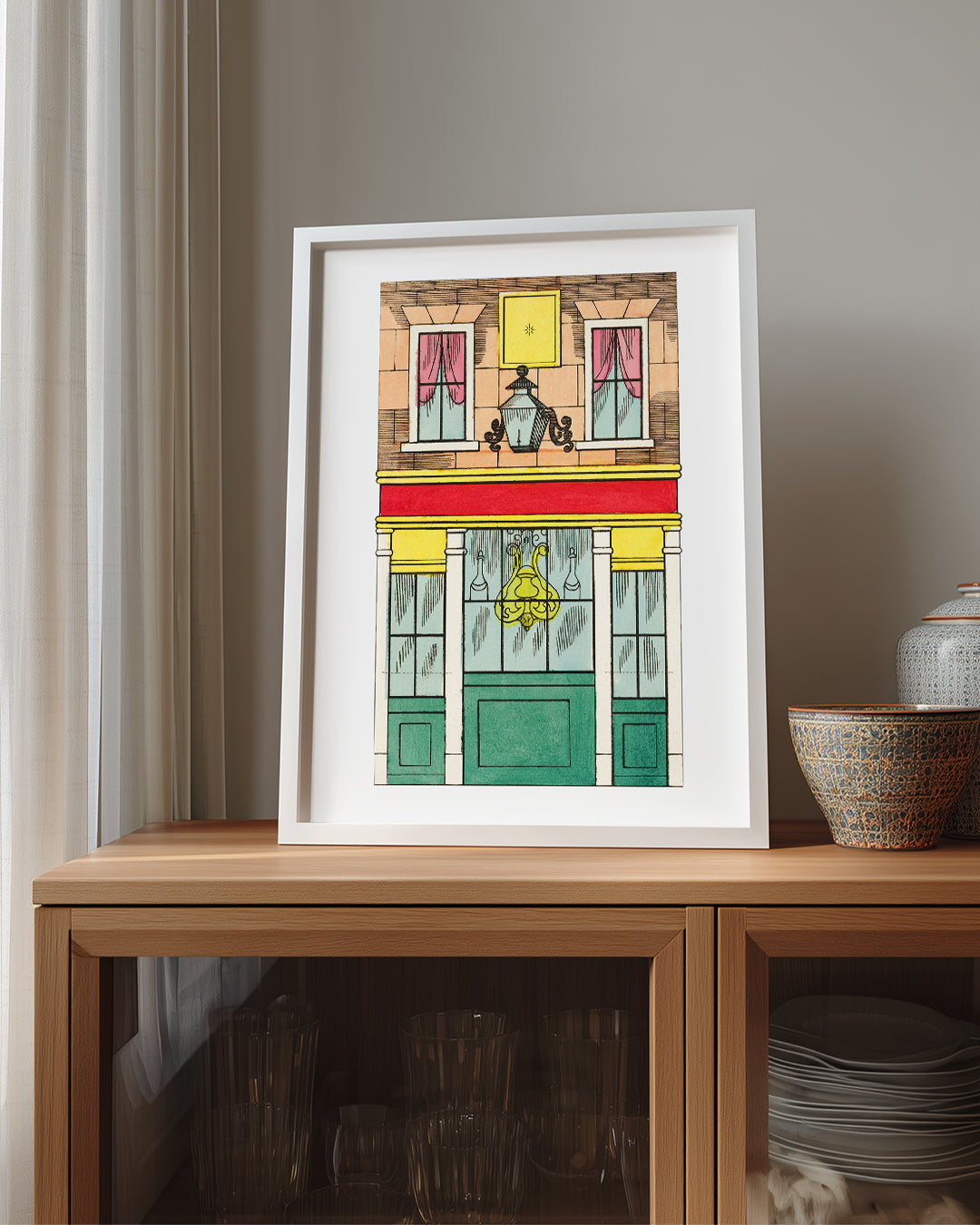 Pub Front Poster Tablosu