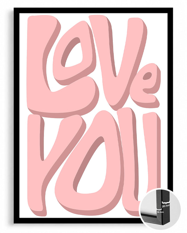 Puffy Love Poster Tablosu