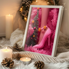 Purple Dusk Winter Poster Tablosu