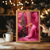 Purple Dusk Winter Poster Tablosu