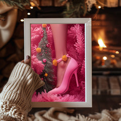 Purple Dusk Winter Poster Tablosu