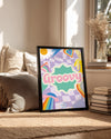 Purple Groovy Poster Tablosu