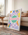 Purple Groovy Poster Tablosu