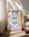 Purple Groovy Poster Tablosu